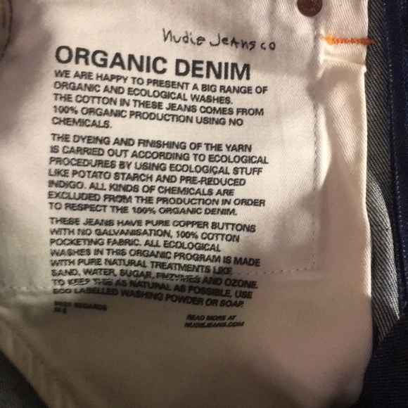 Nudie Organic Jeans 30 x 32 New Button Fly - Picture 5 of 7